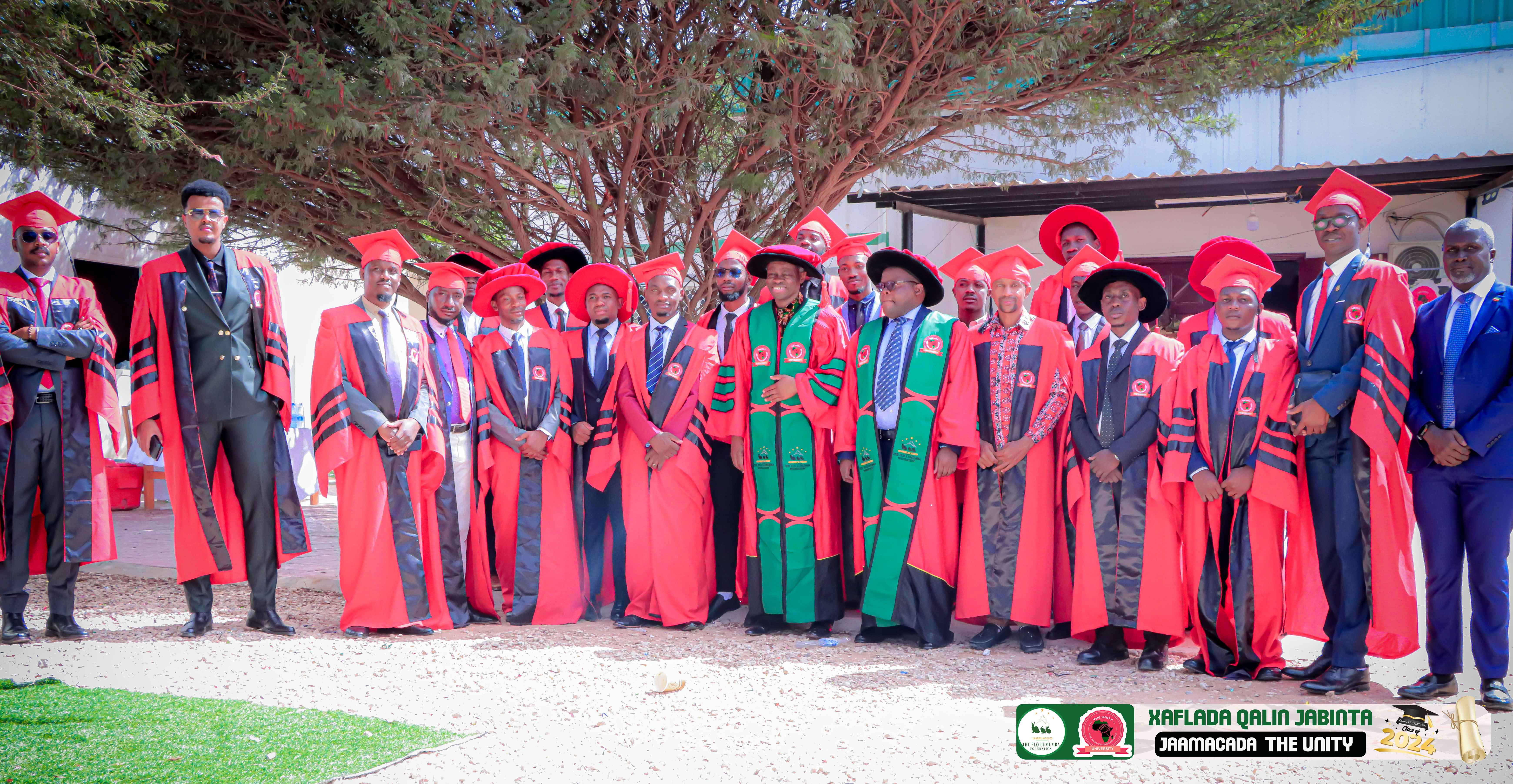 Unity University undergraduate students at graduation