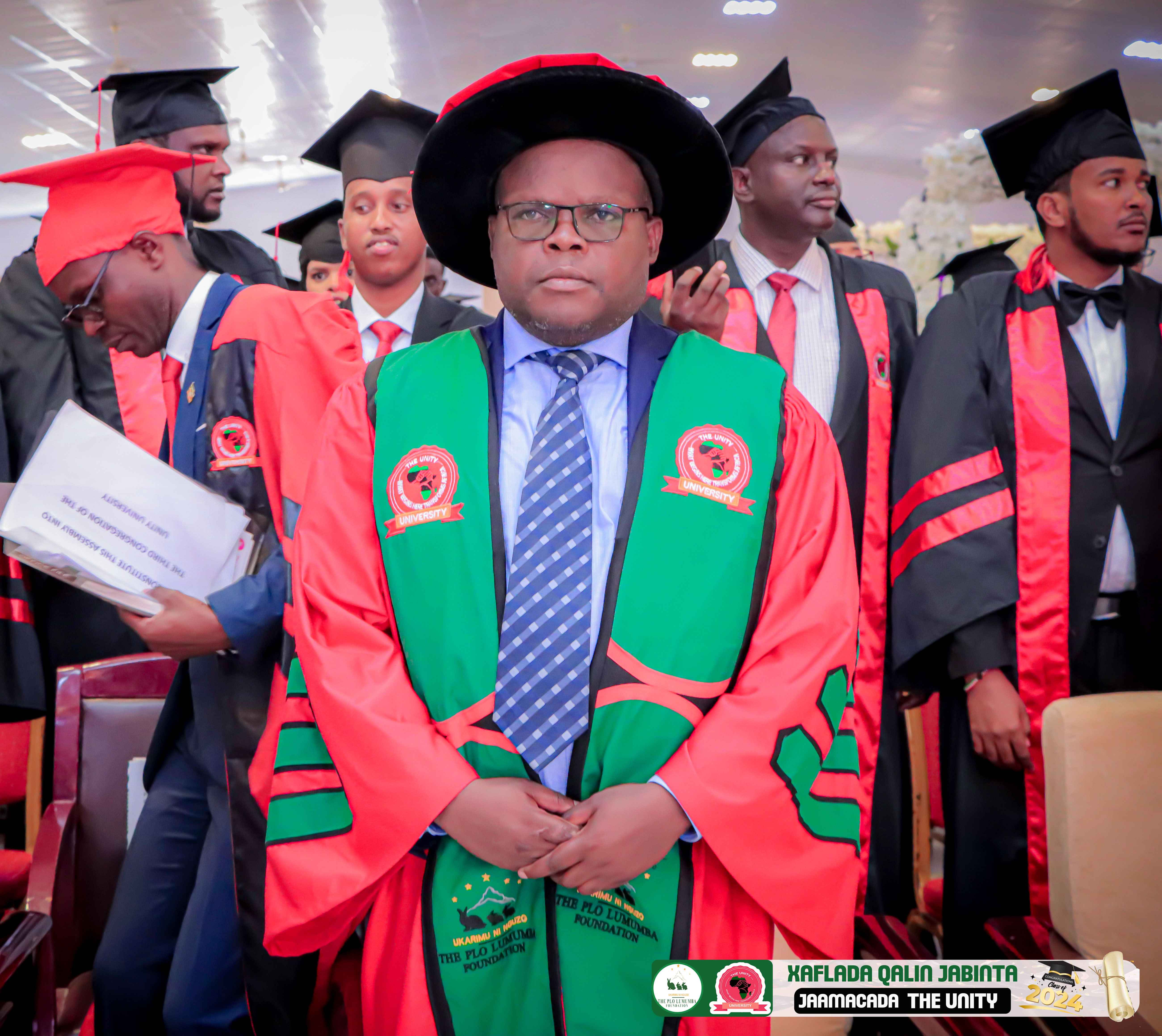 Portrait of Dr. Katerega, Vice Chancellor of The Unity University
